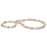 AAA Quality, 8.0-9.0 mm Multicolor Freshwater Pearl Necklace