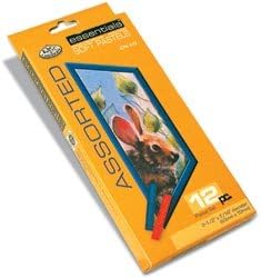 Bulk Buy: Royal Brush Soft Chalk Pastels 12/Pkg-Assorted Colors (3-Pack)