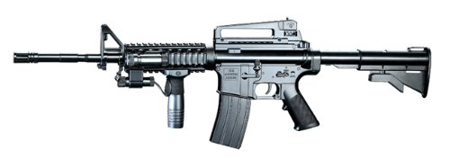 Spring M16A4 Assault Rifle Grip, Collapsible Stock Airsoft Gun