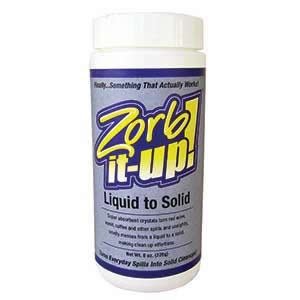 Zorb It-Up Liquid To Solid - Turns Everyday Spills Into Solid Cleanups!