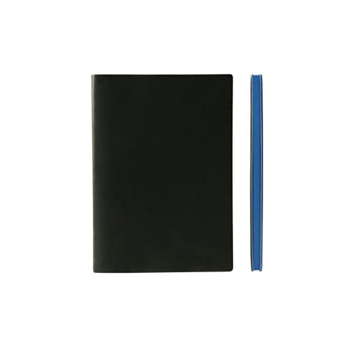 Daycraft Signature Spectrum BUSINESS STUDENT Notebook Journal - A6, Royal Blue Edges, LINED - 5.8