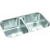 Sterling 11444-NA McAllister 32 x 18 x 8-1/4 Double-basin Kitchen Sink, Stainless Steel