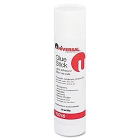 Universal 75749 - Permanent Glue Stick, .74 oz, Stick-UNV75749