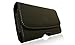Horizontal Sideways Leather Belt Clip Case Cover Pouch Holster for Motorola Droid Turbo/Fits with Mophie Juice Pack