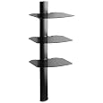 OmniMount Tria 3 Shelf Wall System, Black