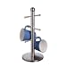 Master Class Deluxe Stainless Steel Mug Tree with Six Hooks, Gift Boxed