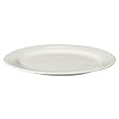 18" Oval Platter - White