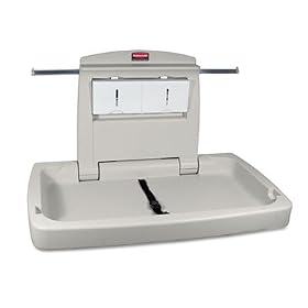 Rubbermaid Commercial Sturdy Station 2 Baby Changing Table, Off-White (781888)