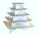 Wedding Cupcake Square Stand