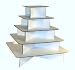 Wedding Cupcake Square Stand