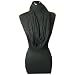 Very Soft and Light New Fashion Black Infinity Loop Circle Scarf
