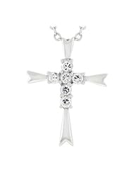 Coupled Cross Pendant Necklace