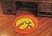 NCAA IOWA HAWKEYES BASKETBALL SHAPED DOOR MAT RUG
