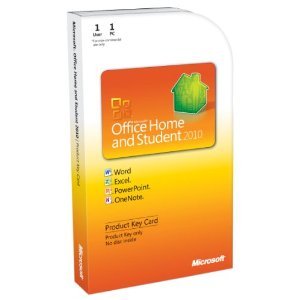 Microsoft Office Home & Student 2010 Key Card - 1PC/1User