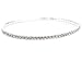 Imixlot® 1 Row Silver Rhinestones Stretch Chain Anklet Bracelet for Women Lady