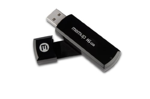 MemUp Speed-Key 16GB ultraschneller Speicherstick USB 2.0 mit drehbare Kappe schwarz Preisvergleich