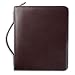 Day-Timer Folio 2" Zippered Armorhide Cowhide Handle Binder with Multi Pockets, 45133 - Dark Burgundy
