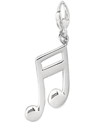 Sterling Silver DOUBLE MUSICAL NOTE Charm