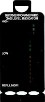 Gas Level Indicator gauge with magnetic backing