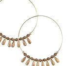 ALEX AND ANI - Smokey Topaz Endless Hoop Earrings