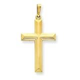 14k Polished Cross Pendant