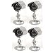 Photo : Q-See QD28414C4 4 Pack Weatherproof Outdoor/Indoor Color CCD Camera Kits with 30-Feet Night Vision and Sony Image Sensors