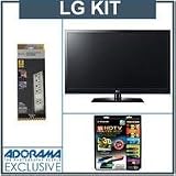 LG 47LV3700 47 inch Class LED LCD TV, Full HD 1080p with Accessory Kit (2 HDMI Cables, 1 RGB Cable, 1 Audio Cable, Plasma / LCD Cleaning Kit, Belkin 6-Outlet Surge Protector)