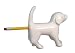 DOG Butt Pencil Sharpener White