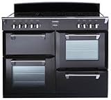 110cm Electric Range Cooker *Needs A 60mm Gap At The Sides To Allow The Door To Open* Black (Richmond110E_BK)