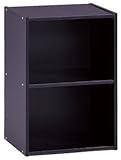 IMAGE OF 2-shelf Wooden Cabinet in Black