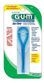 G-U-M (Butler) Eez-Thru Floss Threaders 25 ea