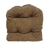 Wicker Patio Furniture Chair Cushion - Bentley Exotic Jacquard Chocolate