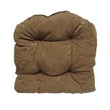 Wicker Patio Furniture Chair Cushion - Bentley Exotic Jacquard Chocolate by Southern Home Accents