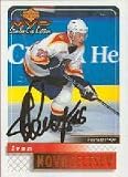 Ivan Novoseltsev, Florida Panthers, 2000 Upper Deck MVP Stanley Cup Edition Autographed Card