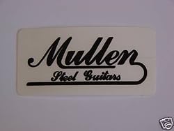 1 Mullen Steel Guitar pedal bar logo