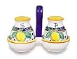 Handmade Alcantara Salt and Pepper Shakers From Italy