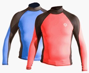 Akona 50+ UV Protection Long Sleeve Rash Guard, Scuba Rash Guard, Dive Rash Guard, Surf Rash Guard, Surfing Rash Guard, Diving Rash Guards