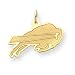 14K Buffalo Bills Medium Logo Charm