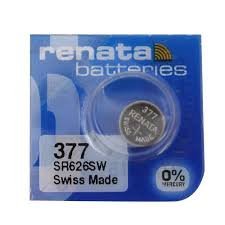10 Renata Watch Batteries: 377 (Sr626Sw)