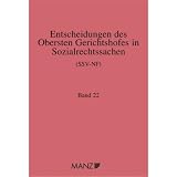 Produkt-Bild: Entscheidungen des Obersten Gerichtshofes in Sozialrechtssachen (SSV-NF) (f. &Ouml;sterreich)