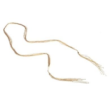 Gold and Silver Lariat Chain by Maven||RF10F