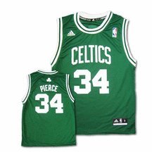 NBA Youth Boston Celtics Paul Pierce Road Replica Jersey  (Green, Small)
