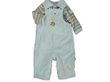 Little Boy's Disney Pooh Long Sleeve Shirt with Overall Outift