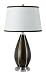 Cal Lighting BO-954TB Vienna Table Lamp, Sable Silver