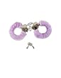 Sexy Soft Pink Purple Fuzzy Furry Handcuffs Hand Cuffs