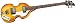 Rogue VB100 Violin Bass Guitar Vintage Sunburst
