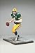 McFarlane Toys NFL Sports Picks Series 17 (2008 Wave 1) Action Figure Brett Favre 5 (Green Bay Packers) Has Captain 'C' On Jersey