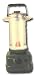 Large twin tube camping lantern and emergency light