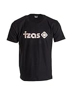 Izas Camiseta Manga Corta Run (Negro / Marrón)