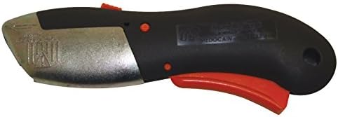 Medocain MP1001152 Retractable Safety Knife with High Strength Zamak Knife Head and Safety Guide
